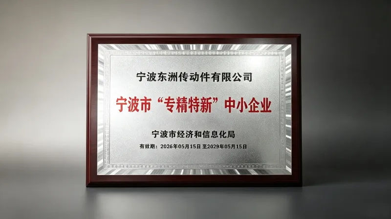 Công ty TNHH Truyền tải Đông Châu Ninh Ba được Thành phố Ninh Ba trao tặng danh hiệu SME 